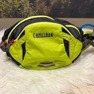 CamelBak Black and Yellow Bag with hydration bladder
